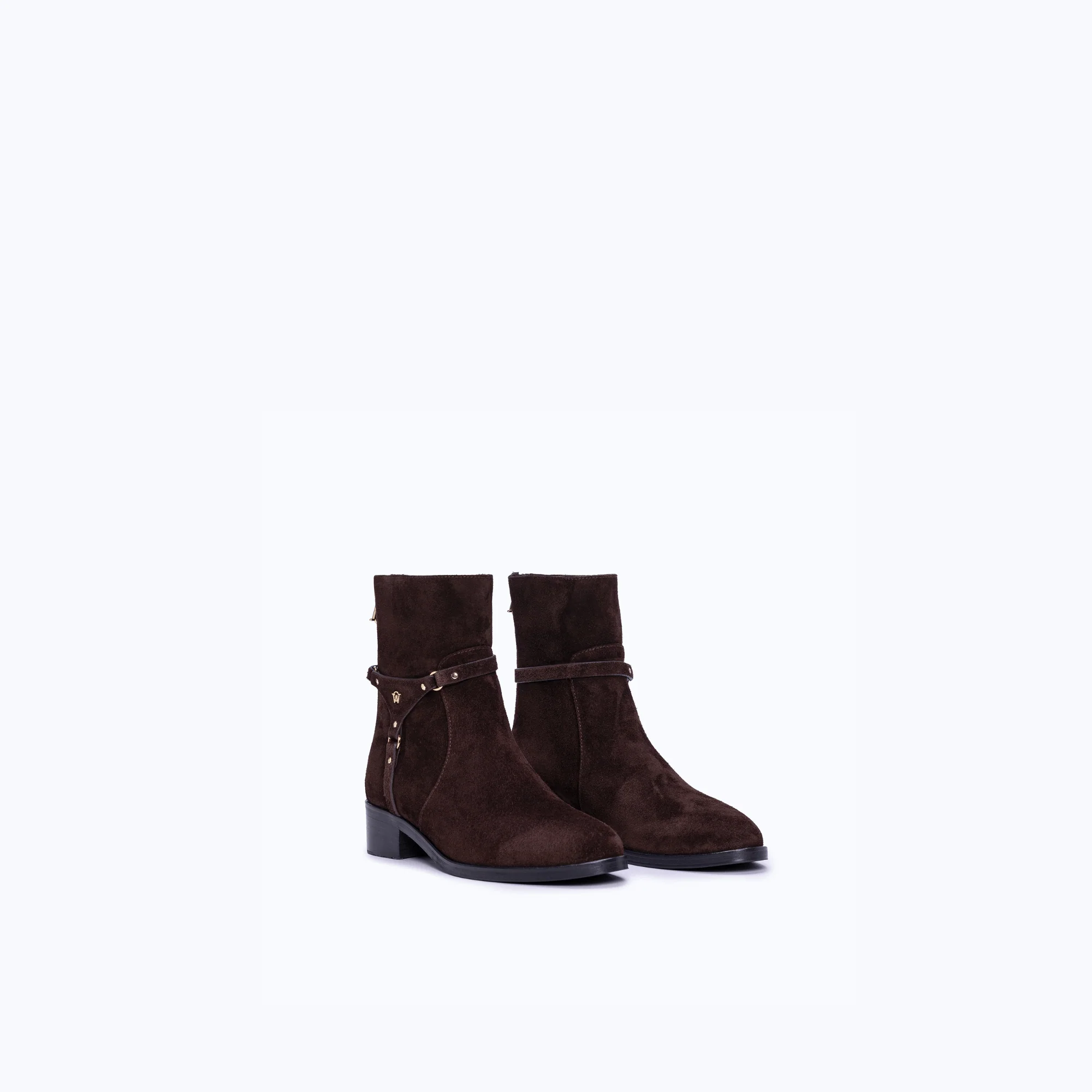 AUBREY SHORT - DARK SUEDE BROWN - Image 2