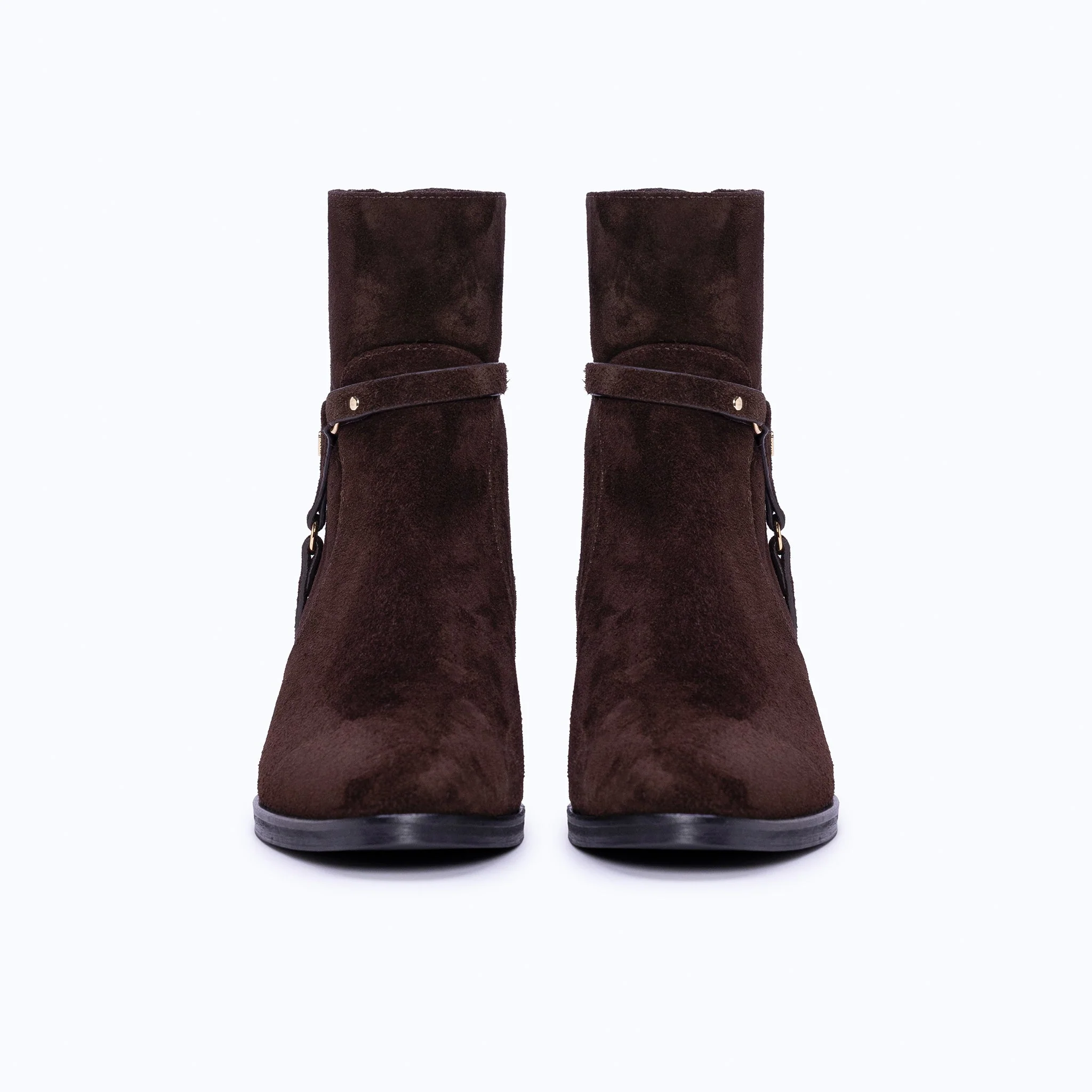 AUBREY SHORT - DARK SUEDE BROWN - Image 3