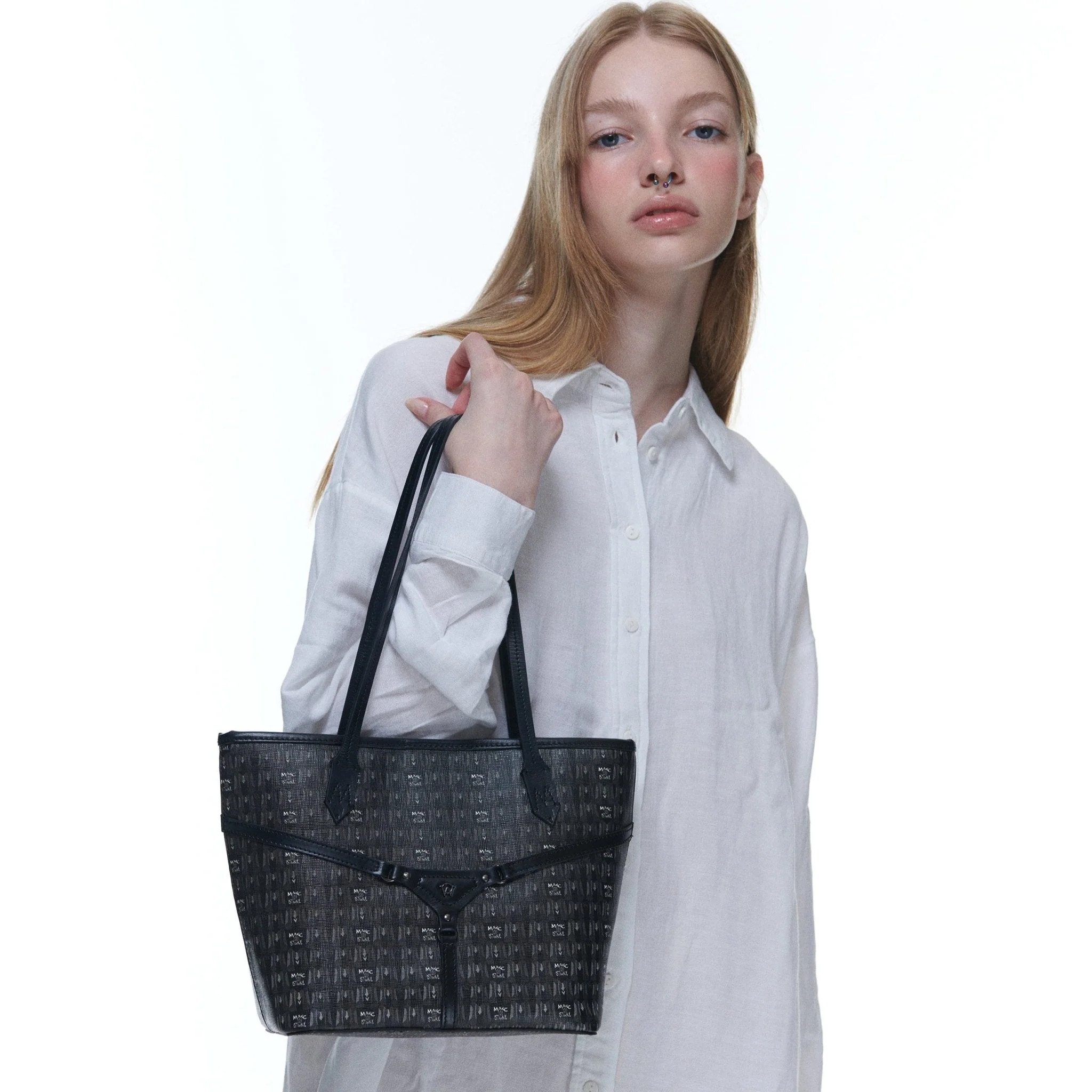 BELLA MINI TOTE - BLACK - Image 3