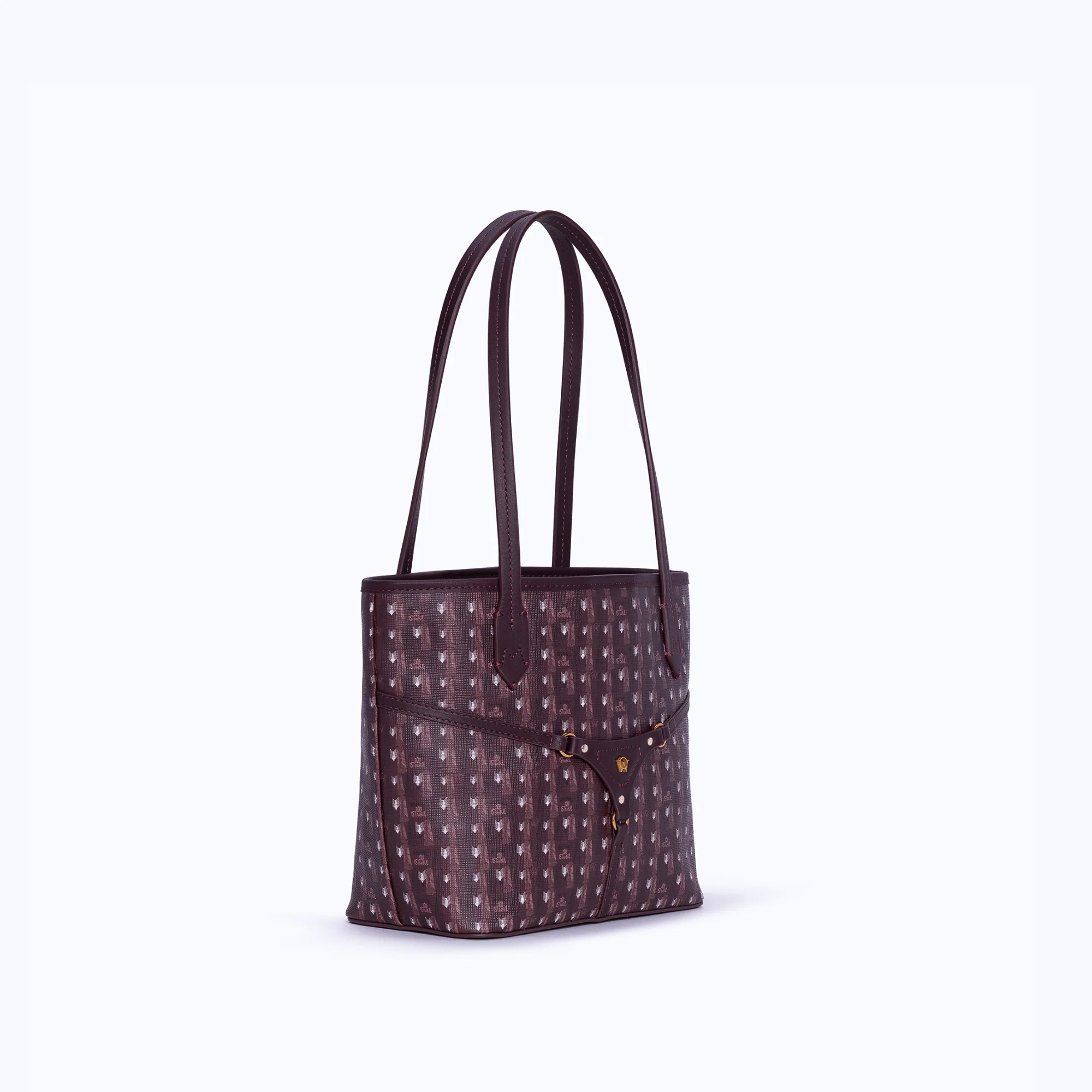 BELLA MINI TOTE - BURGUNDY - Image 2