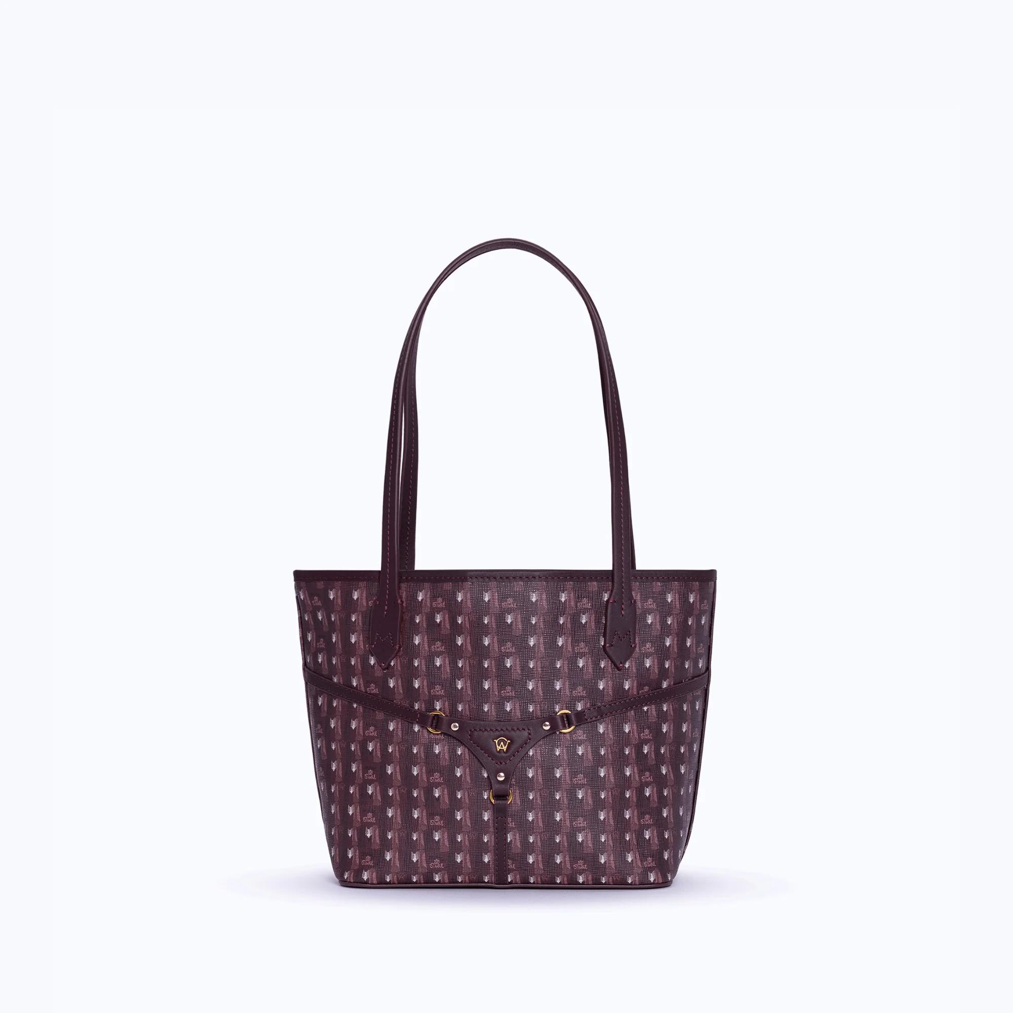 BELLA MINI TOTE - BURGUNDY - Image 5