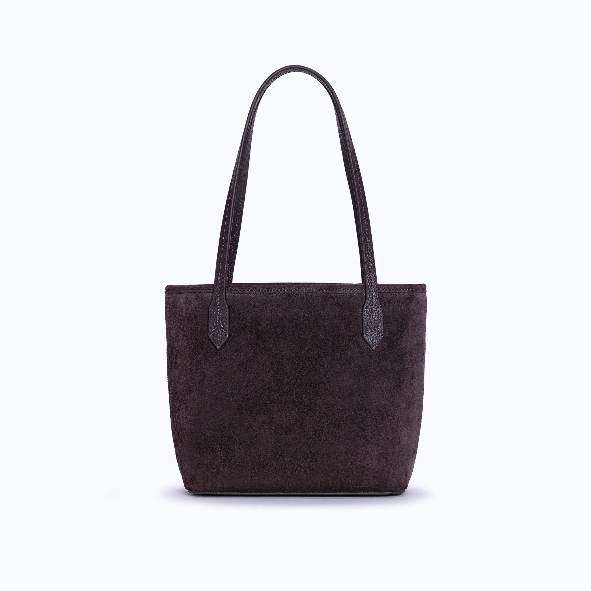 BELLA MINI TOTE - DARK SUEDE BROWN - Image 3