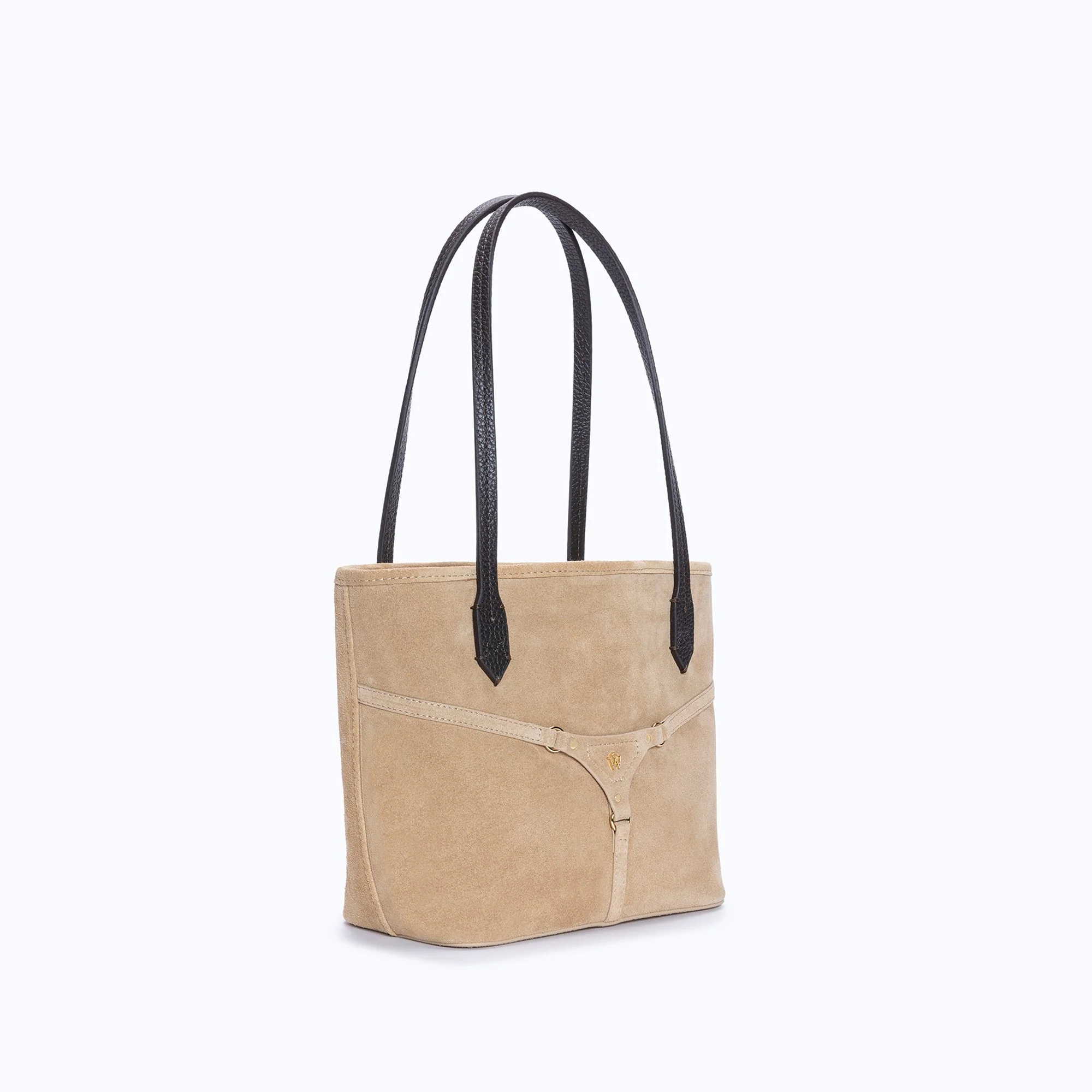 BELLA MINI TOTE - SUEDE BISCUIT - Image 2
