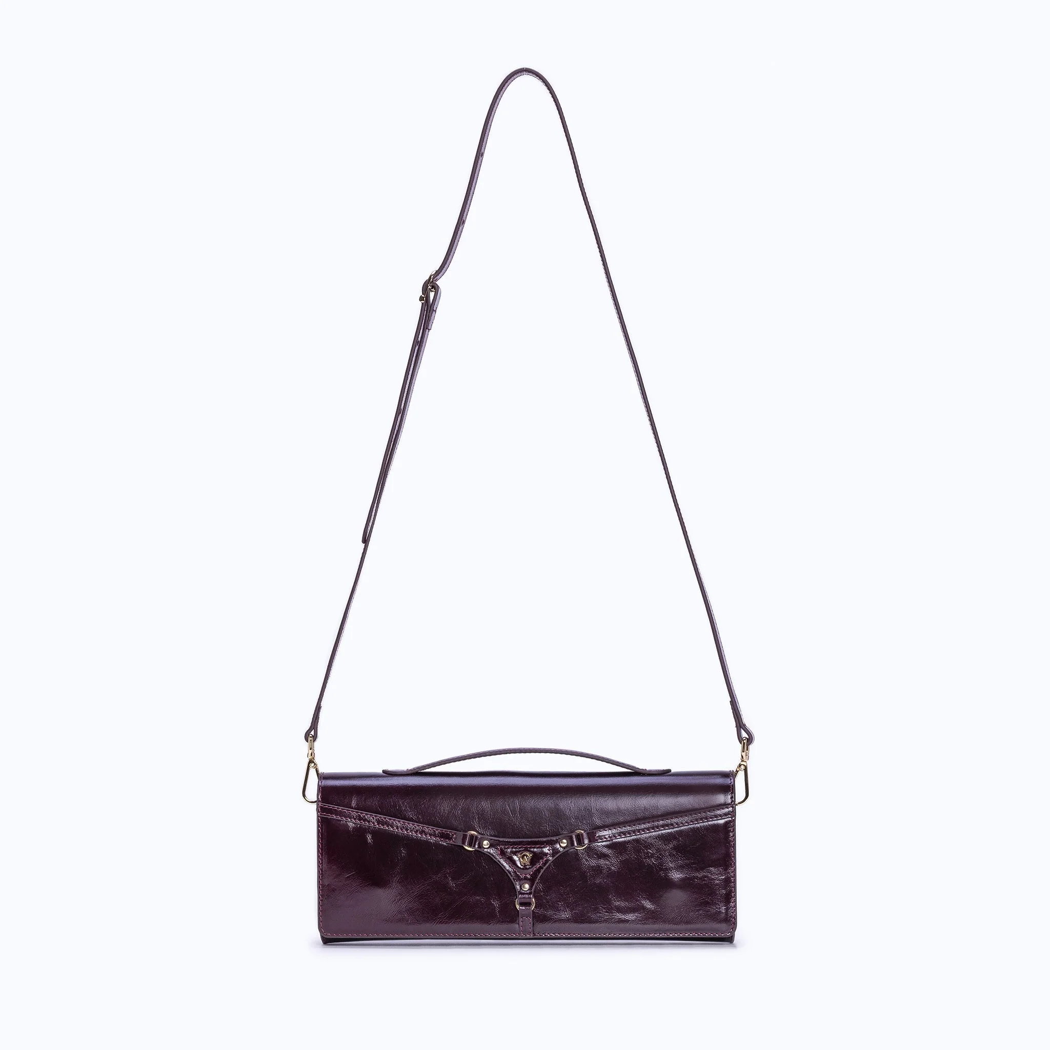 DAPHNE CLUTCH - BURGUNDY - Image 4
