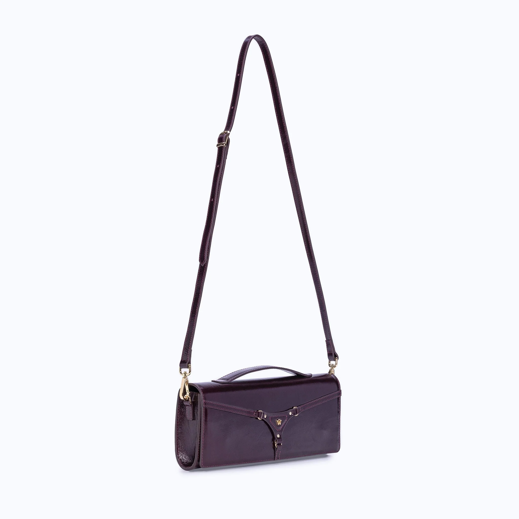 DAPHNE CLUTCH - BURGUNDY - Image 5
