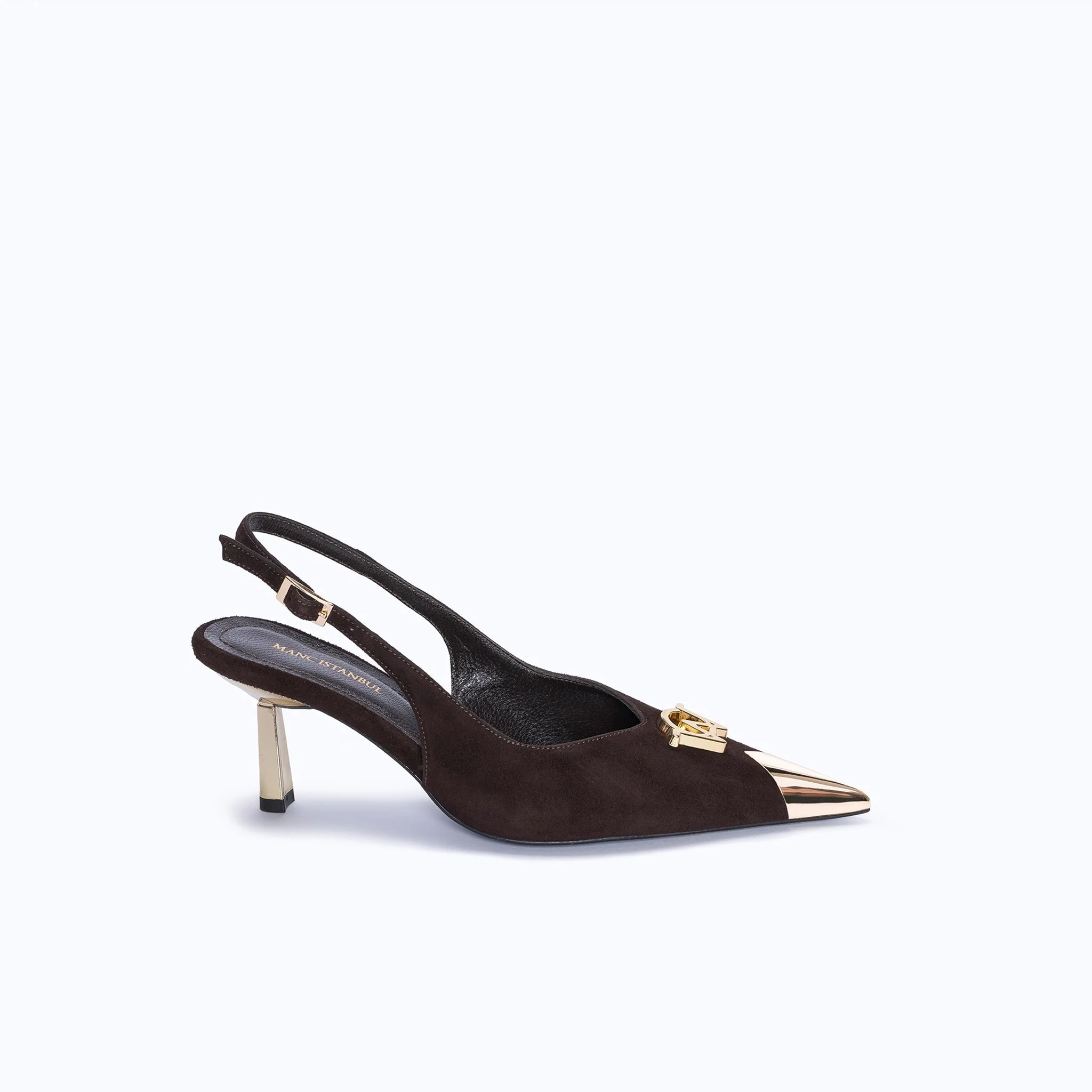 FELICITY KITTEN - DARK SUEDE BROWN - Image 2