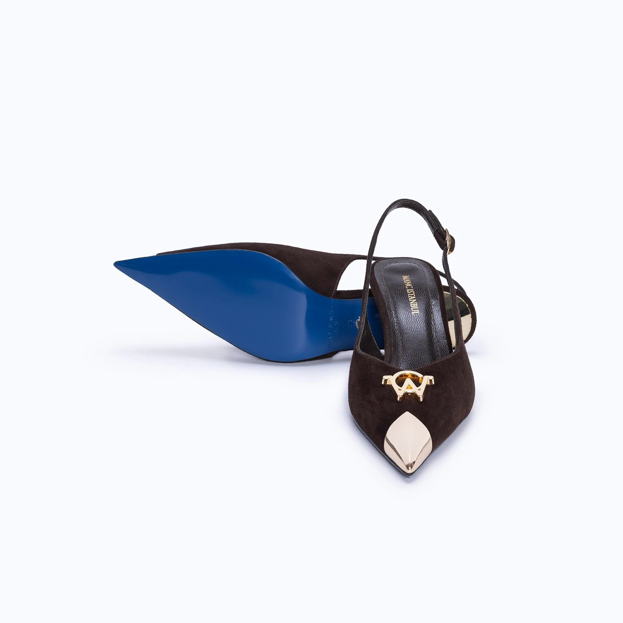FELICITY KITTEN - DARK SUEDE BROWN - Image 5