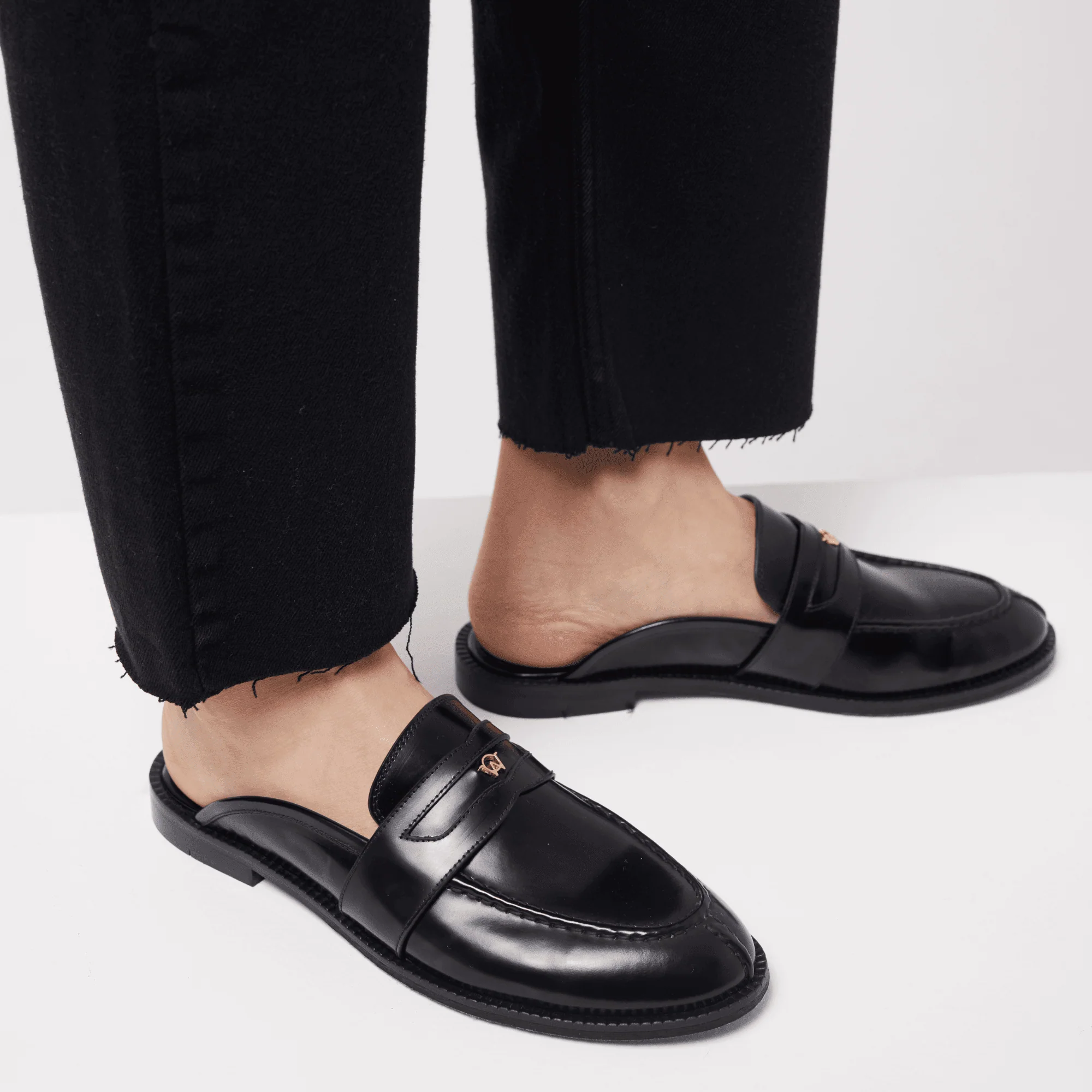 GRACE SLIPPERS - BLACK - Image 6