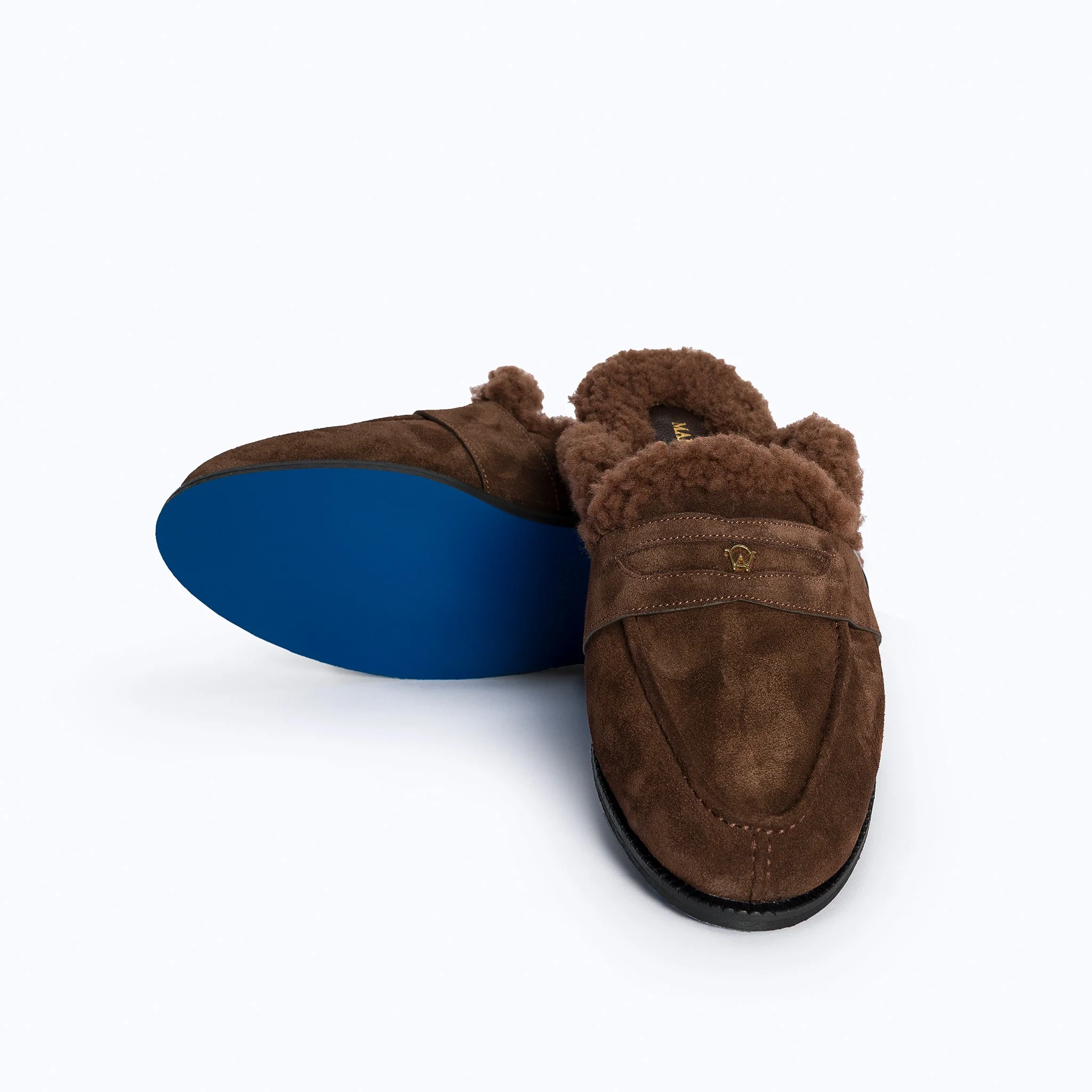GRACE SLIPPERS - TEDDY DARK SUEDE BROWN - Image 5