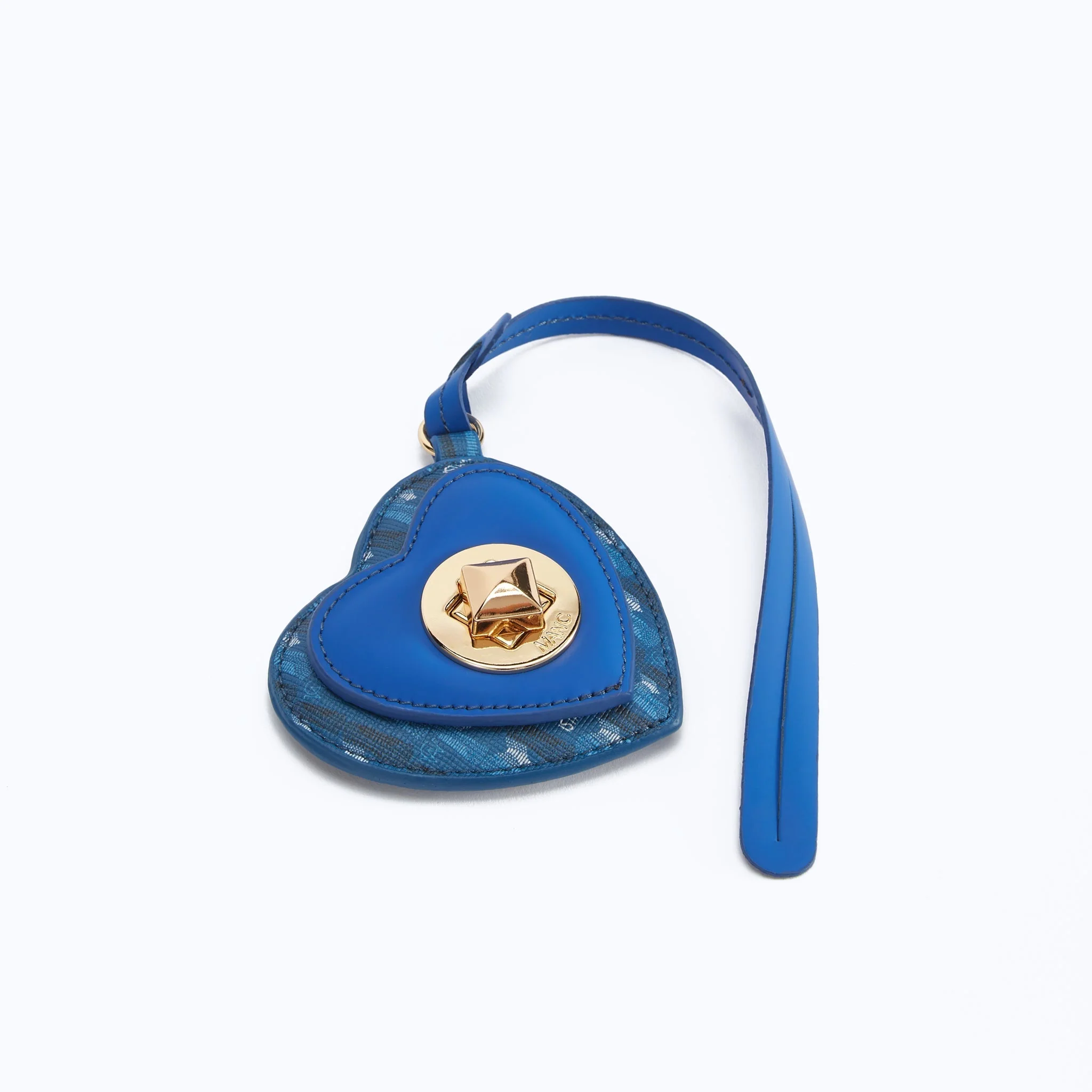 MONOGRAM HEART CHARM - BLUE - Image 3