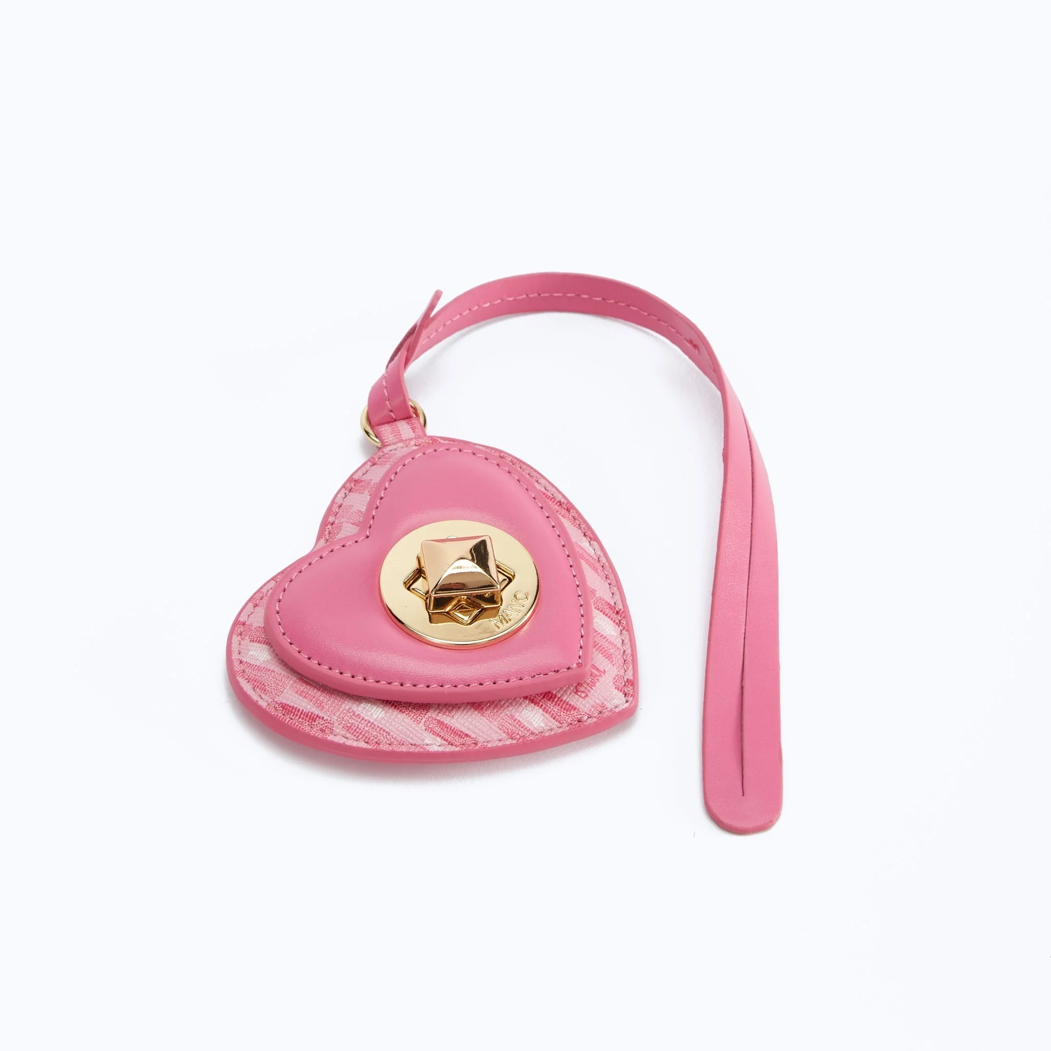 MONOGRAM HEART CHARM - PINK - Image 3