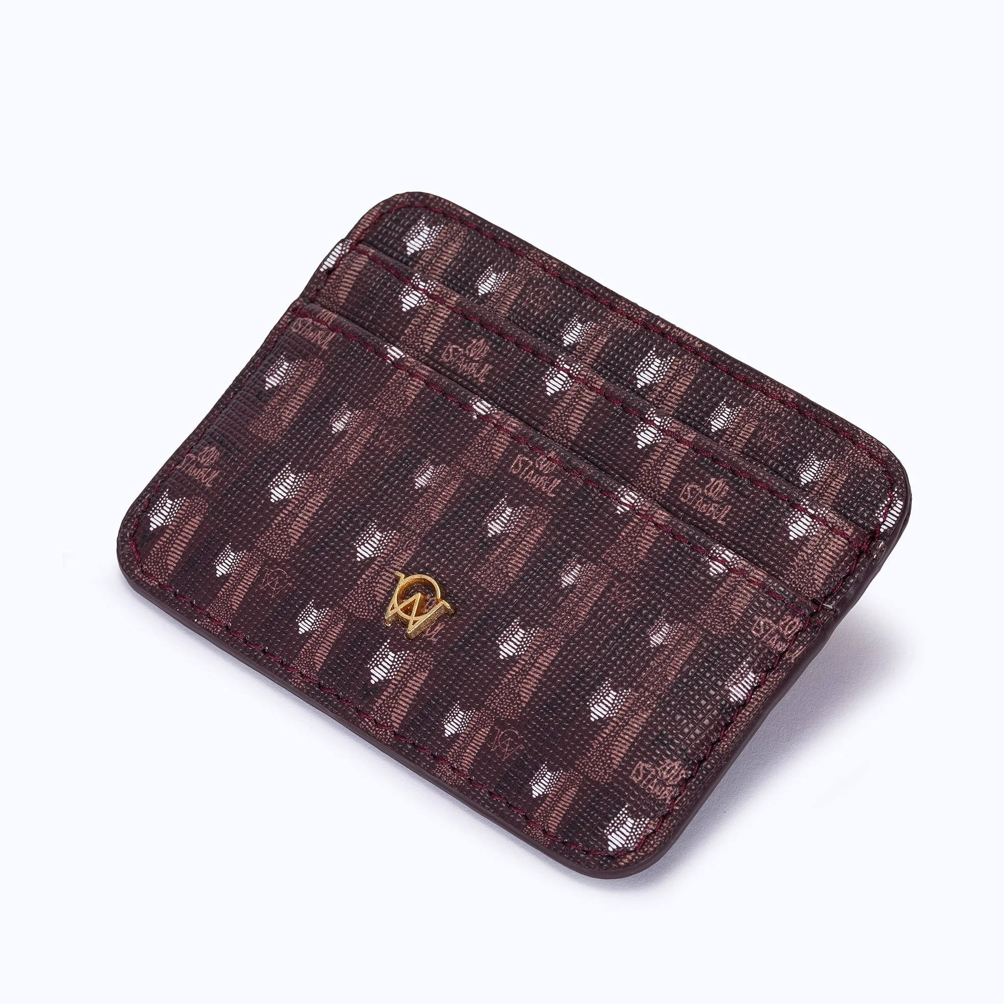 IVY CARD HOLDER - BURGUNDY - Image 3