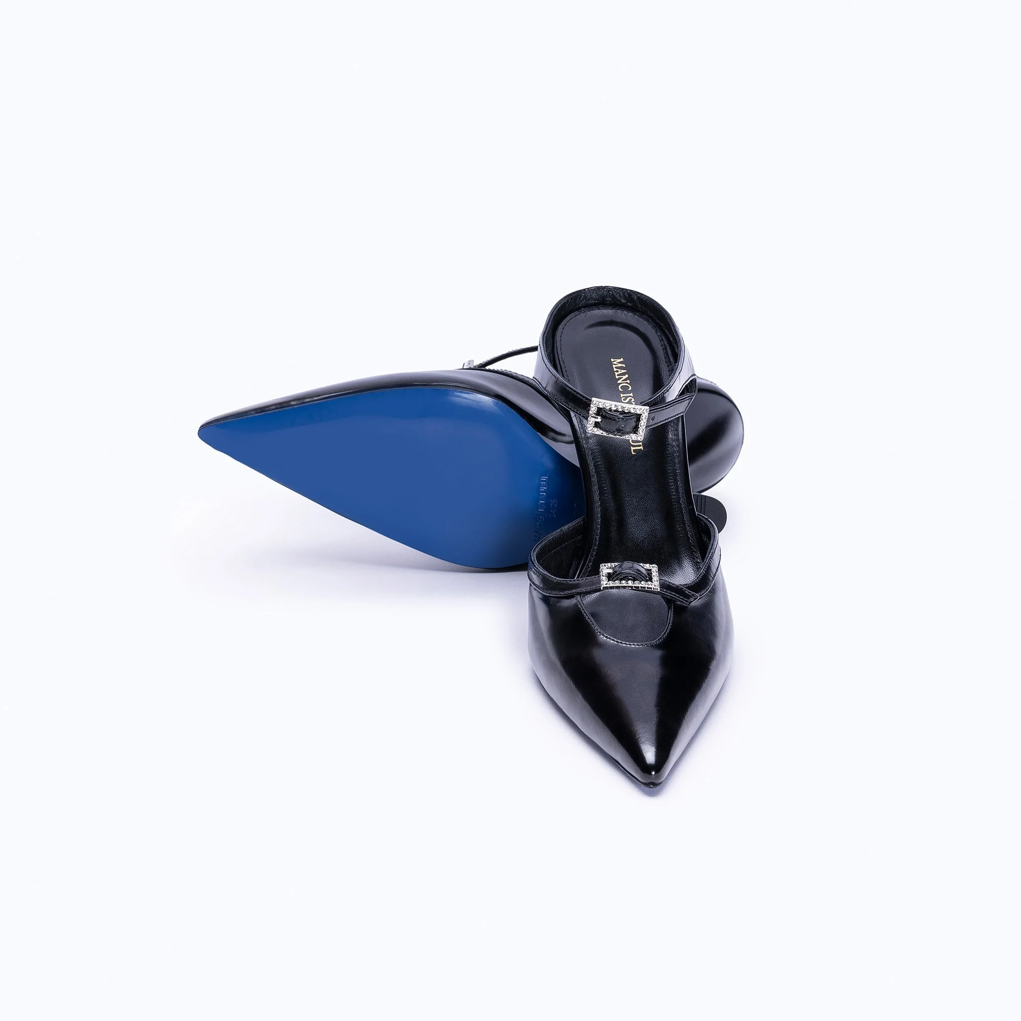MARGAUX BLACK - WEDGE MULE - Image 5