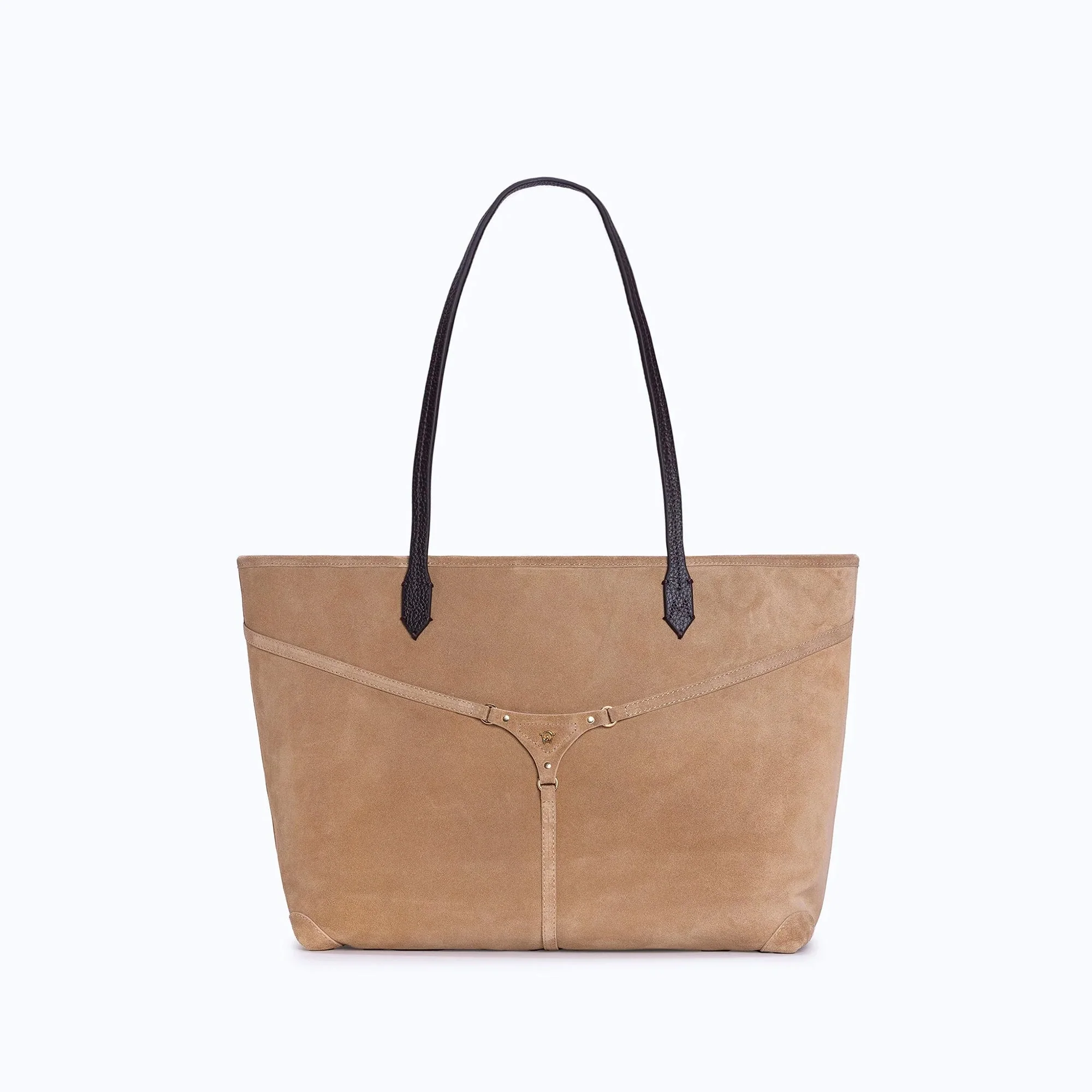 MIRI TOTE - SUEDE BISCUIT
