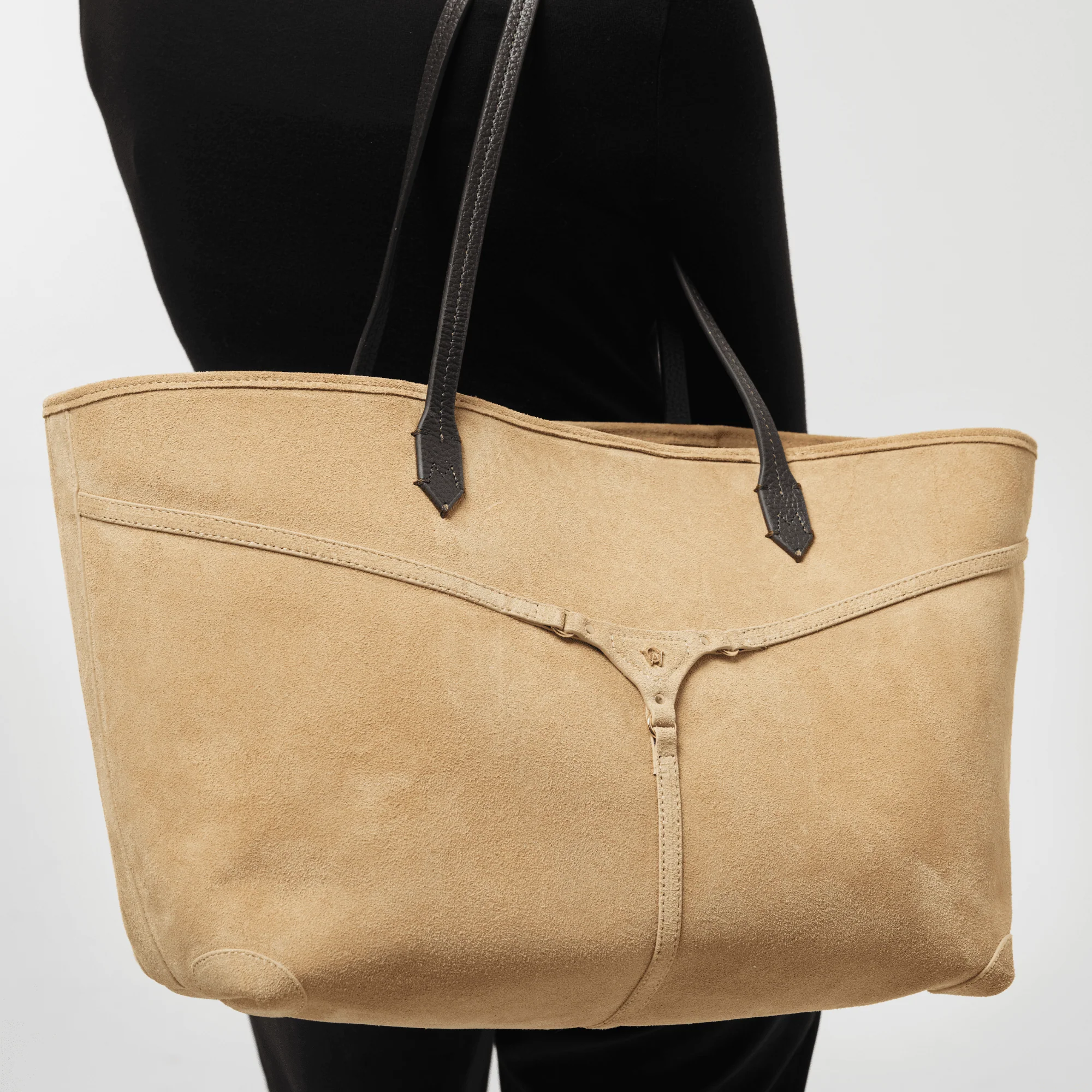 MIRI TOTE - SUEDE BISCUIT - Image 5