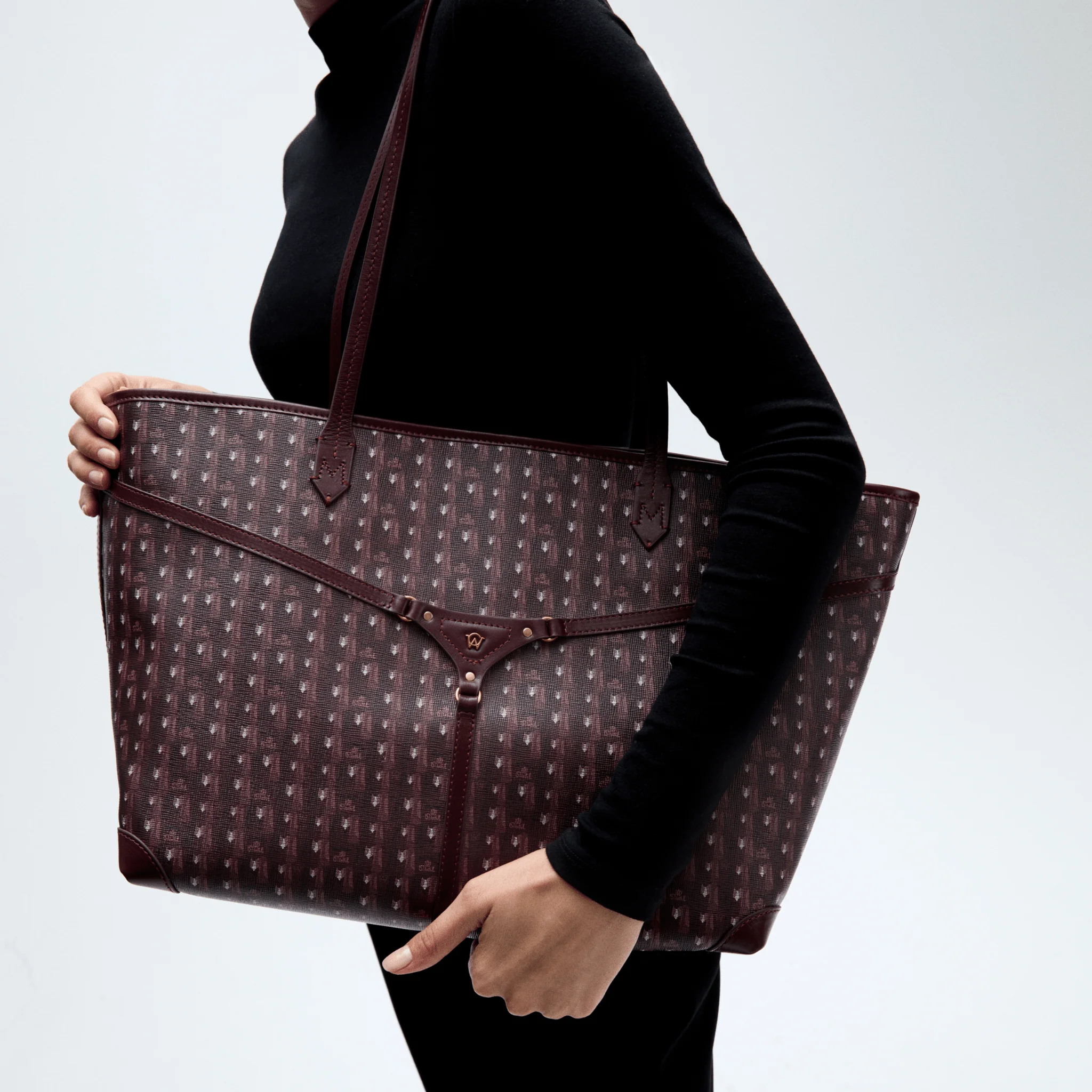 MIRI TOTE - BURGUNDY - Image 4