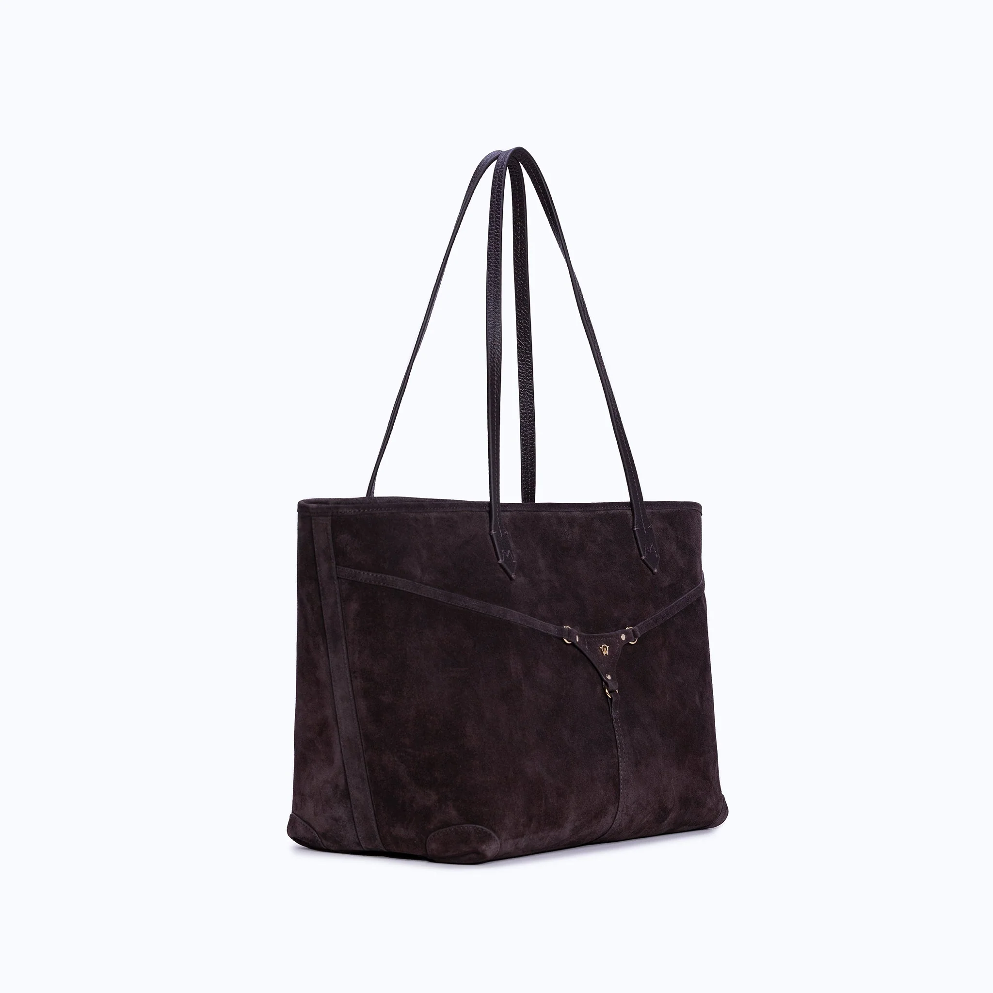 MIRI TOTE - DARK SUEDE BROWN - Image 2