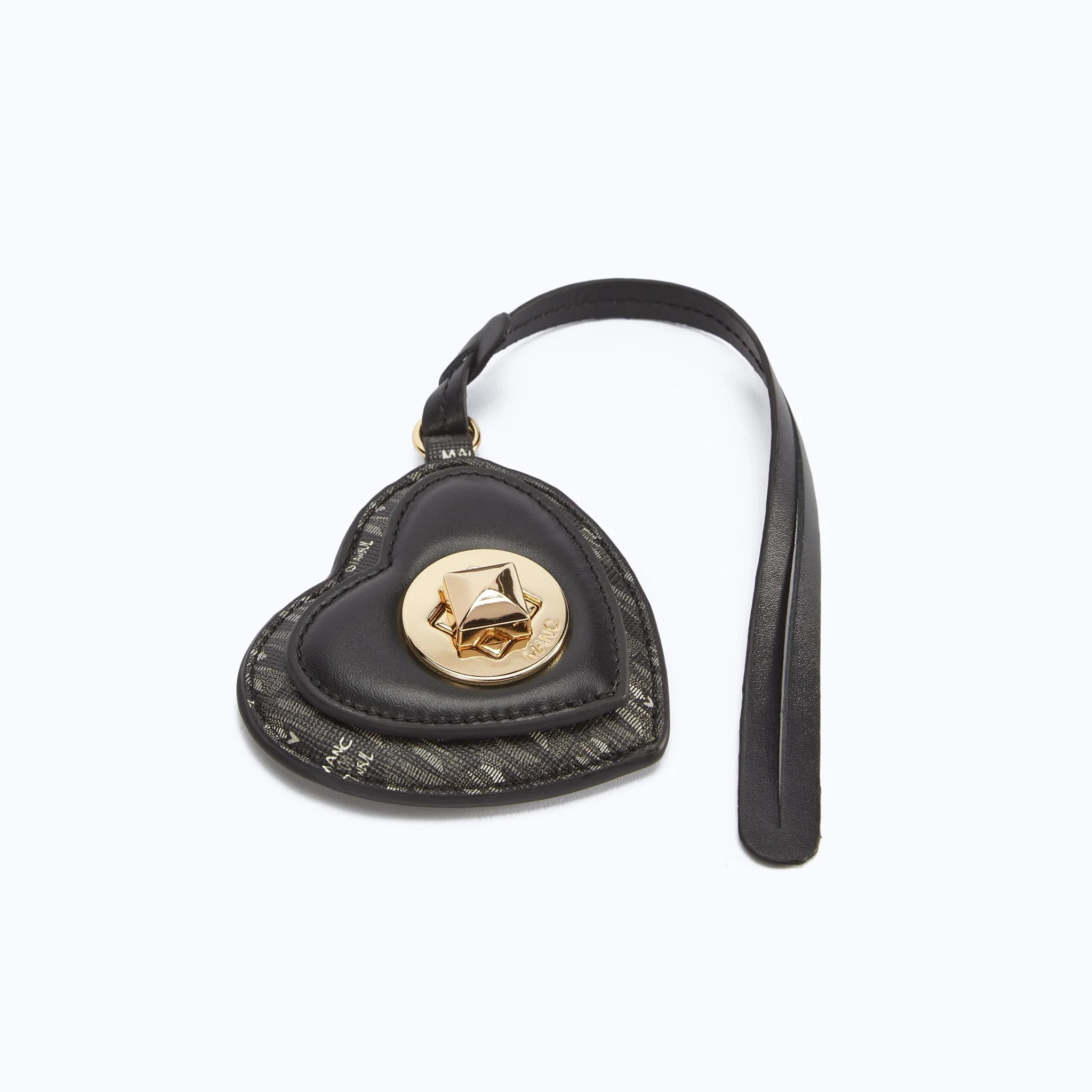 MONOGRAM HEART CHARM - BLACK - Image 3
