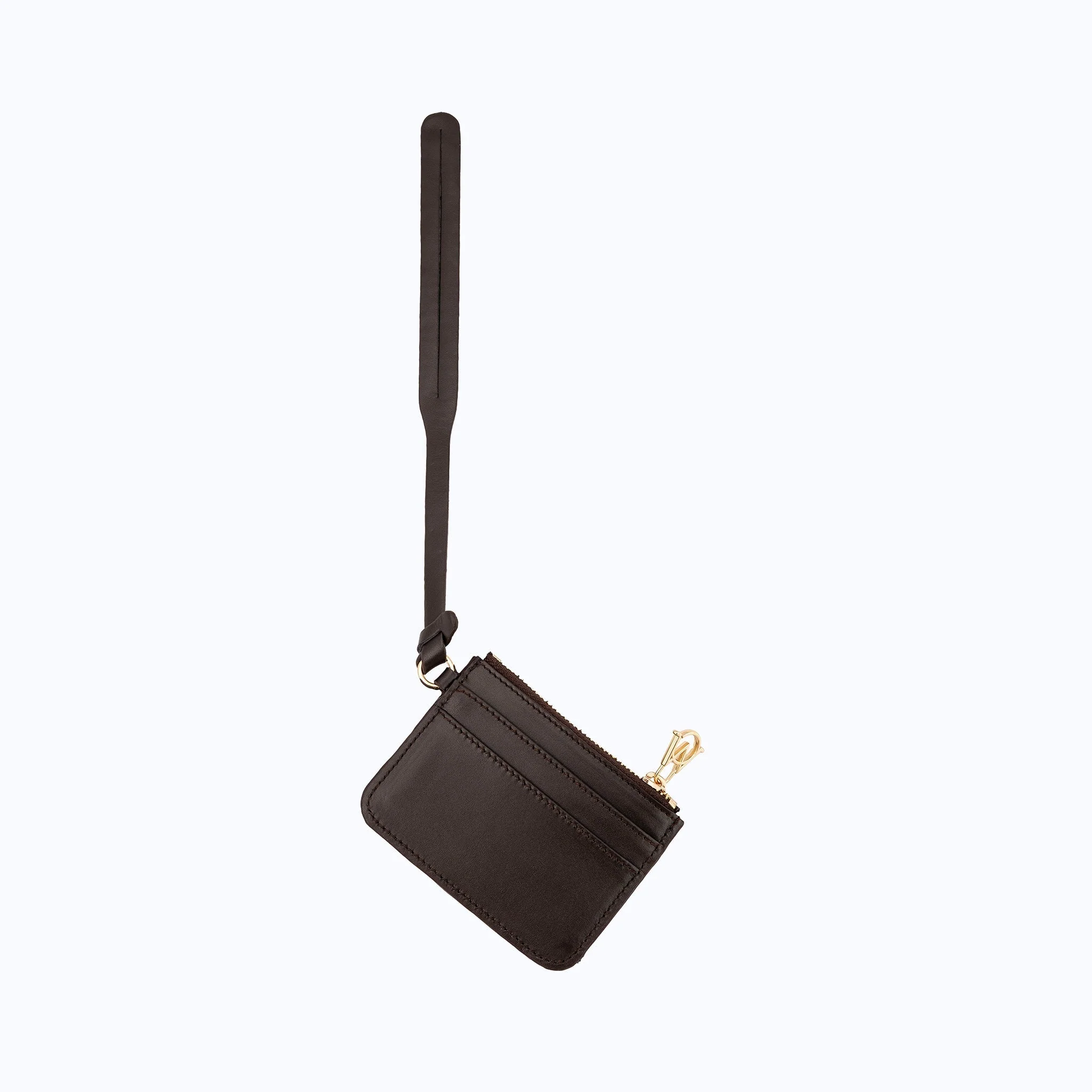 SOLID CARD HOLDER - DARK BROWN - Image 2