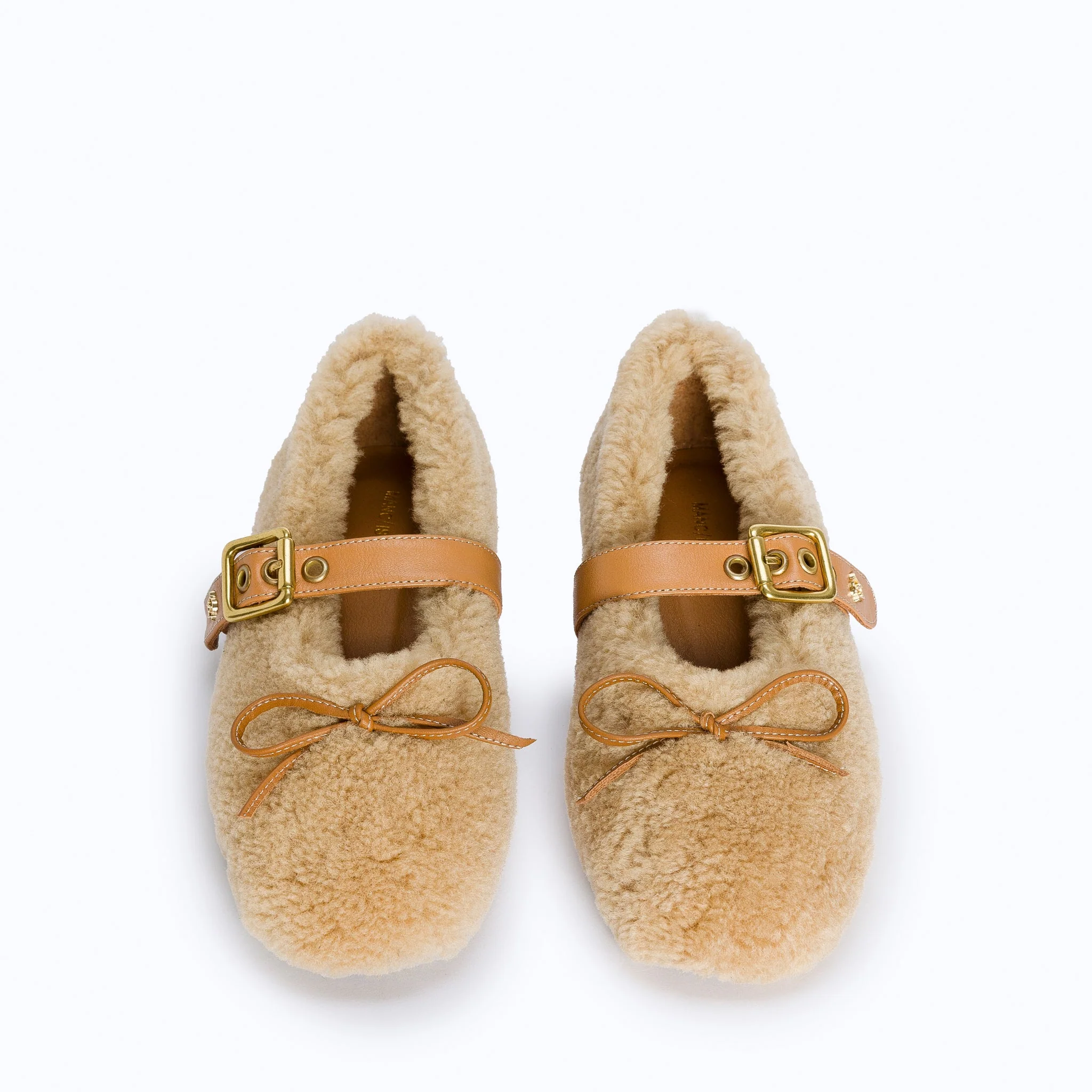 TEDDY BALLERINAS - BEIGE - Image 3