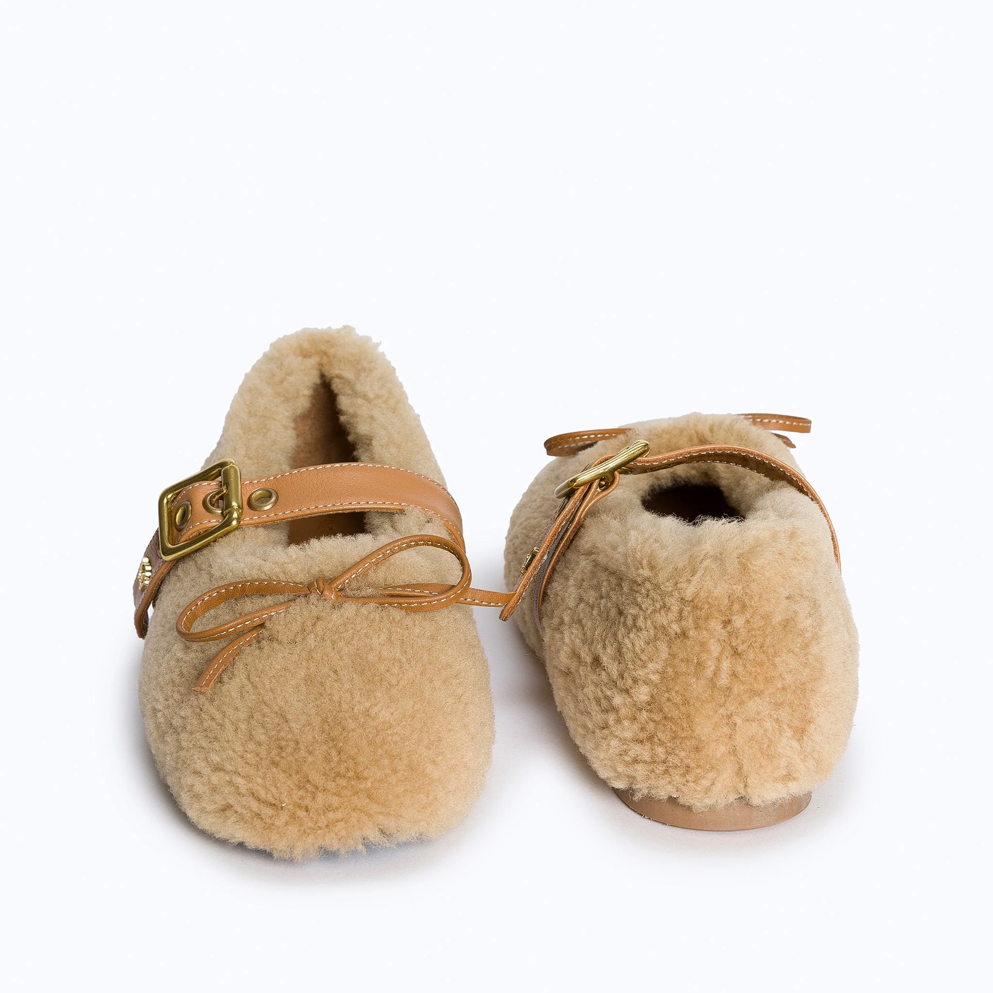 TEDDY BALLERINAS - BEIGE - Image 4